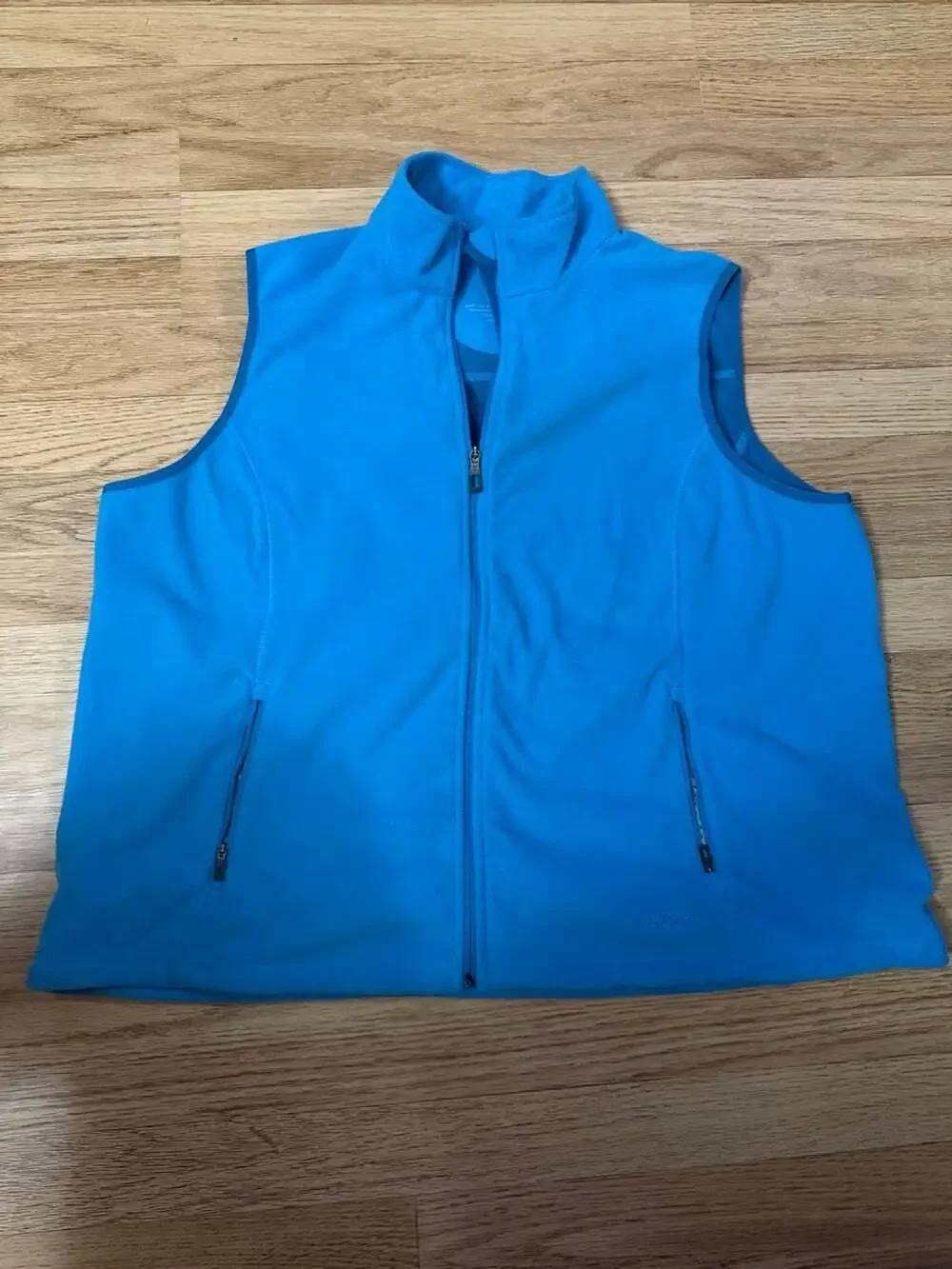 L.L.Bean Women's Blue Fleece Vest